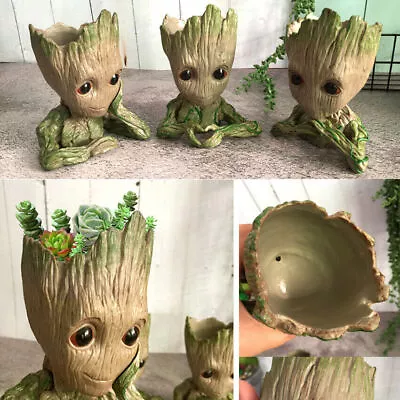 Pen Holder Toy 6  Baby Groot Flower Pot Succulent Planter Gifts - Free Shipping • £5.99