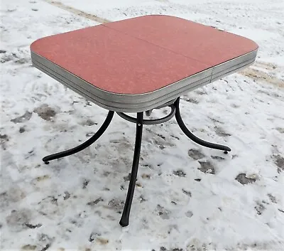 Formica And Metal Mid-Century Dining Table • $100