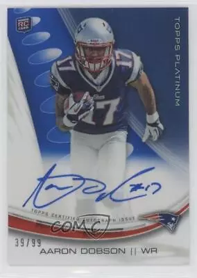 2013 Topps Platinum Refractors Blue /99 Aaron Dobson #A-AD Rookie Auto RC • $6