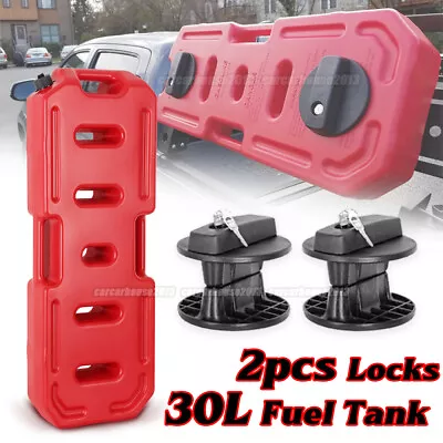 8Gallon 30L Can Gas Fuel Tank Container Emergency + Lock ATV SUV Truck Off-road • $154.99