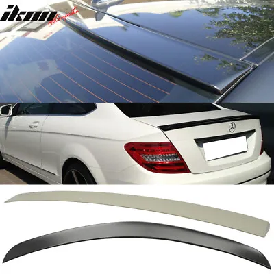 Fits 12-15 Benz W204 C204 C Class Coupe Trunk Spoiler + OE Style Roof Spoiler • $110.99