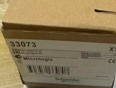 100% NEW And Original Schneider Micrologic 6.0A In Box 33073 • $939