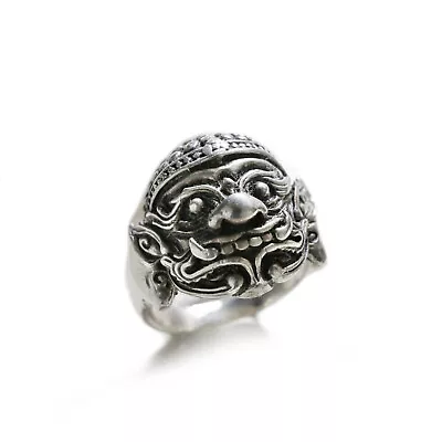 Mask Ramayana Monster Biker Ring Skull Sterling Silver Comics Book Story Punk • $78