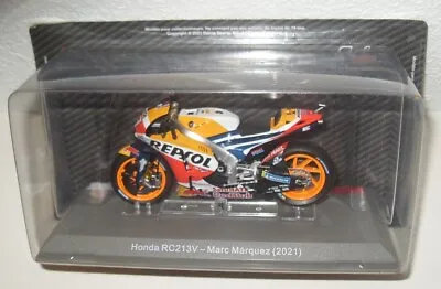 Marc Marquez (2021) Honda Rc213v Scale 1/18 Moto Gp Altaya Model • £38.40