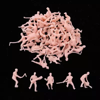 £2.95 • Buy 56x Model Railway Train People Figure HO OO Gauge 20mm WORKMEN Workers White M33