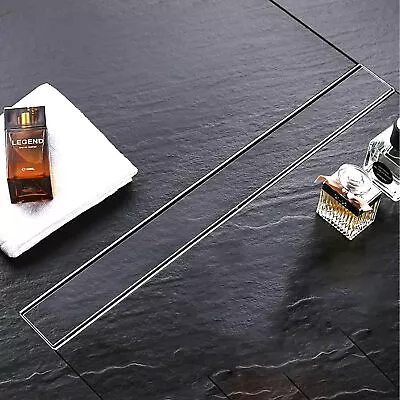 Aleawol 24 Inch Invisible Linear Shower Drain 2 In 1 600mm Tile Insert Linear • £45.26