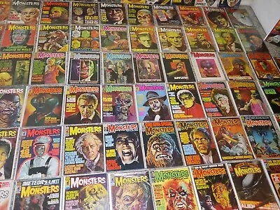 Famous Monsters Of Filmland   71 Magazines Vintage 1960s Collection Basil Gogos • $550