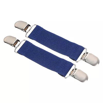 Mitten Clips 2Pcs Elastic Glove Buckle Clip With Double Metal Clamp Blue • $6.83