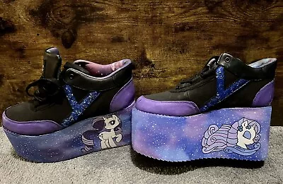 OOAK My Little Pony Rarity Yru Platform Sneakers • £161.91