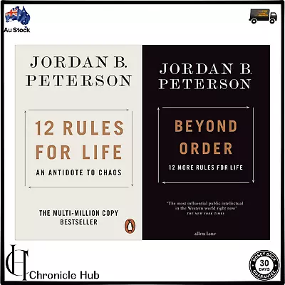 Beyond Order + 12 Rules For Life( Combo Set Of 2 Books) BRANDNEW PAPERBACK BOOK • $41.99