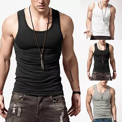 Trendy Gym Men's Sleeveless Shirt For Muscle Building And Fitness Training • £11.26