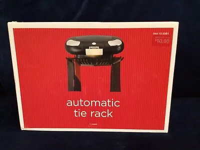 Automatic Tie Rack Holds 30 Ties/belts Organizer W/ Light Target 44150381 Black • $14.99