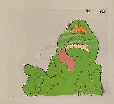 The Real Ghostbusters Slimer Cel And Drawing • $171.29