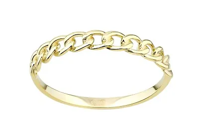 9ct Yellow Gold Infinity Ring By Citerna • £50.96