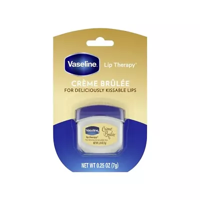 Vaseline Lip Therapy Mini - 0.25 Oz (7 G) - Creme Brulee • $7.78