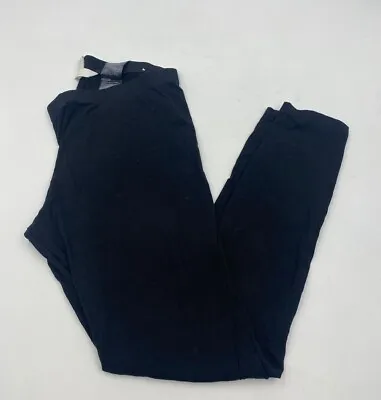 H&M Basics Women’s Leggings Black Workout Lounge Size Large Pre-Owned Used • $9.99