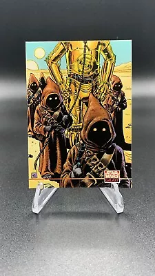 1994 Topps Star Wars Galaxy Series 2 Trading Card #228 - C-3PO And The Jawas • $1.99