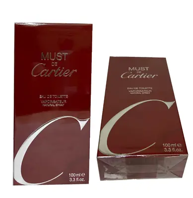 Must De Cartier By Cartier For Women 3.3 Oz Edt Spray Sealed • $129