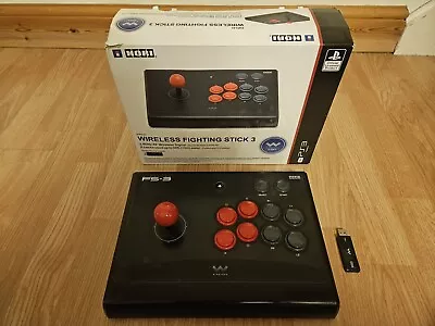 HORI Wireless Fighting Stick 3 For Sony PlayStation PS3 Boxed • £70