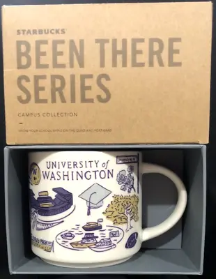 Starbucks University Of Washington Been There U Of W UW Huskies NCAA Mug Cup NEW • $27.99