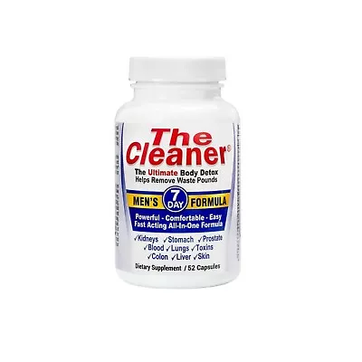 The Cleaner Men's 7 Day Formula Capsules - 52 Count • $16.95