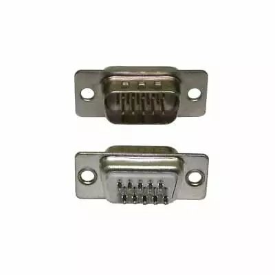 HD15 Connectors Solder Type 15 Pin SVGA D Type Connector Nickel Plated  • £2.79