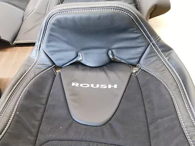 NOS OEM Roush Mustang Conv 2015 2022 Seat Covers Leather Recaro 2016 2017 2018 • $499