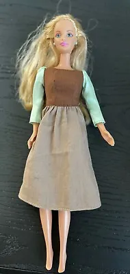 1966 Mattel Barbie Blonde Hair With Disney Cinderella Maid Dress 11.5” Tall • $18.80