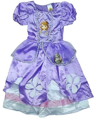 £6.99 • Buy Girls Dress Princess Sophia Costume Disney Dressing Up Party 3 To 6 Years