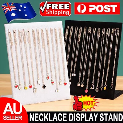 $19.75 • Buy Plush Hooks Jewelry Display Stand Holder Bracelet Necklace Chain Rack Organizer