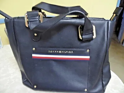 Rare Black Tommy Hilfinger Bag Purse Sample Only Not For Resale Tag Inside  • $34.50