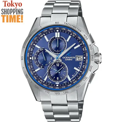 Casio Oceanus OCW-T2600-2A3JF Blue Titanium Solar Radio Men Watch Made In Japan • $566.52