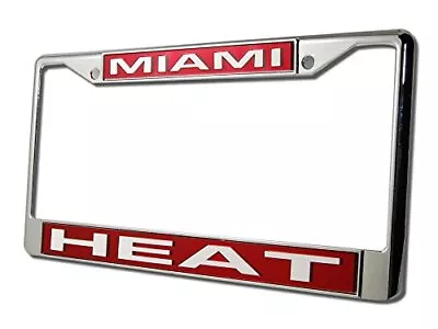 NBA Rico Miami Heat Team Laser Chrome License Plate Frame • $19.99