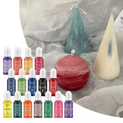 16x Candle Color Dye Candle Making 10ml Each Painting Decoration • £13.43