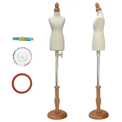 $30.63 • Buy 1/4  Mannequin Torso Stand Dress Form Clothing Toy Dressmaker Model Dummy Tailor