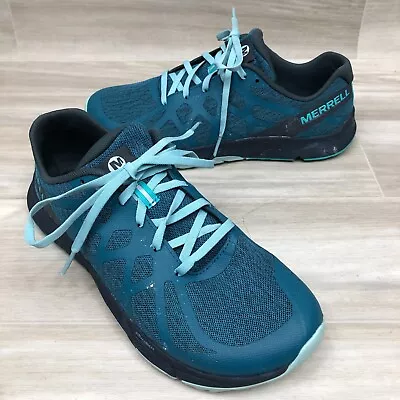 Merrell Bare Access Flex 2 Women's Size 10 Dragonfly Teal Barefoot Running Water • $23.99