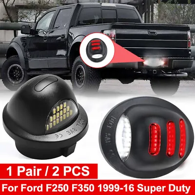 2x LED License Plate Light Tail Assembly Lamp For 1999-2016 Ford F 150 F250 F350 • $13.95