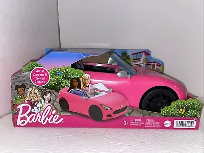 Mattel Barbie Glam Convertible Hot Pink Car Doll 2 Seats Vehicle Girls 2020 • $29.99