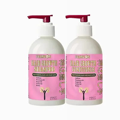 Organic Biotin Shampoo And Conditioner Set  For Hair Growth And Thinning Hair • £16.99