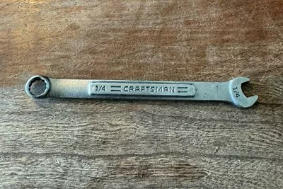 Craftsman Standard Wrench 44699 VA Series 1/4 Inch USA • £9.63