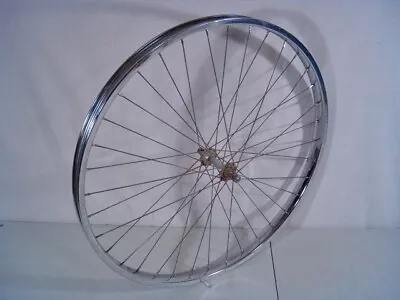 Vintage Schwinn S7 Chrome Front Wheel Rim Sz. 26” 1 3/4” Jaguar Corvette Typhoon • $74.95