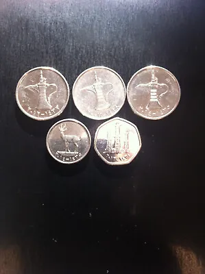 £2.50 • Buy United Arab Emirates  X 5 Coins Lot 92
