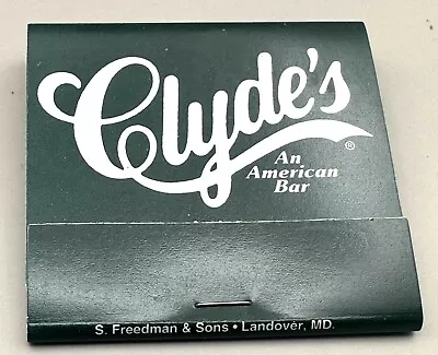 Matchbook Clyde’s Restaurants Virginia Washington DC And Maryland. Unstruck • $10.95