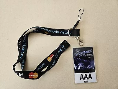 Vintage Sheppard 2014 Backstage Pass Personaly Used Michael Chugg Laminate • $20