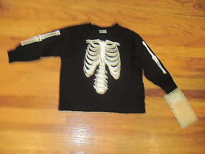 Cute Halloween Mulberribush Tumbleweed Boy's 2T Skeleton Shirt - NWT • $15.95