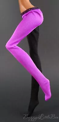 Monster High Doll Operetta Freaky Fusion Purple Black Tights • $6.74