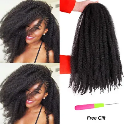 18  Marley Braids Crochet Hair Twists Afro Kinky Twist Braiding Hair Extensions • $11.96