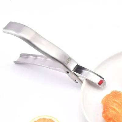 Stainless Steel Bowl Clip Heavy Duty Pots Clamp Tongs Plate Gripper  Air Fryer • $17.82