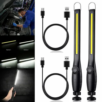 2PC Rechargeable 20000LM Astro Pneumatic LED Slim Work Light Lamp Cordless Torch • $15.30