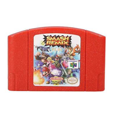 Smash Remix 1.01 Video Game Cartridge Console Card For Nintendo N64 • $17.99